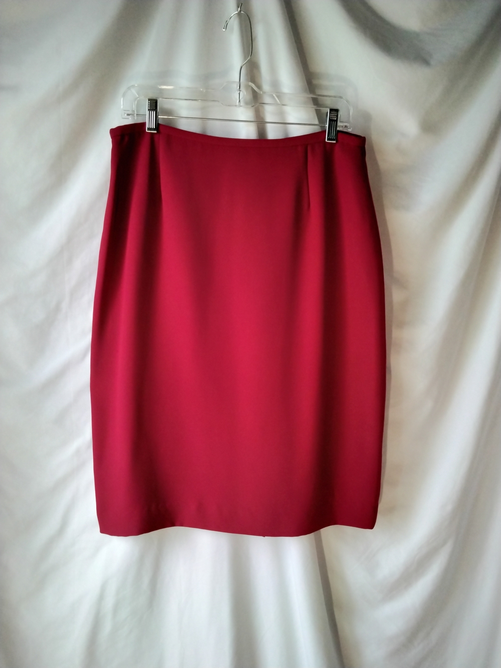 Maggy London Cherry Red Pencil Skirt